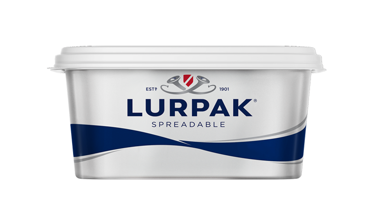 Lurpak smeerbaar licht gezouten, 250 gram