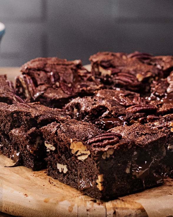 Brownies met pecannoten